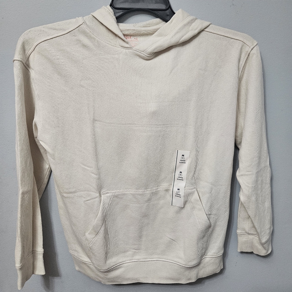Cat & Jack Lightweight Cream Kids Hoodie NWT